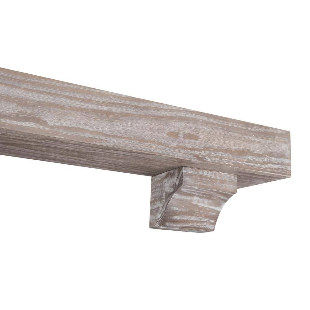 72x22 Farmhouse Mantel Shelf L7701