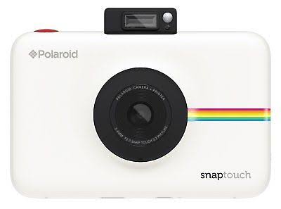 White Instant Print Digital Camera with LCD Display S2806
