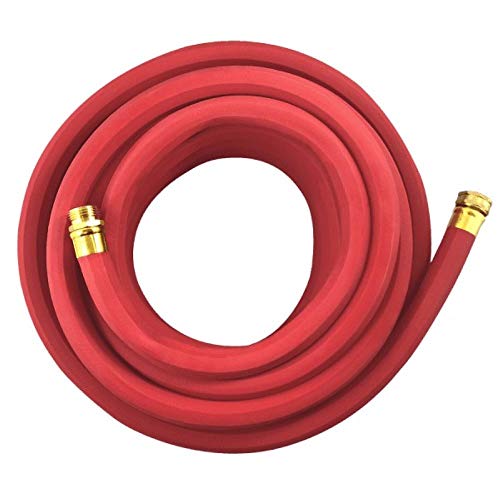 3/4-Inch x 50-Foot Heavy Duty Rubber Garden Hose C858310