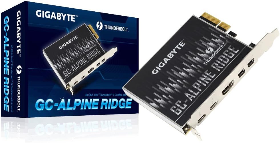 Alpine Ridge Thunderbolt 3 PCIe Card V7572