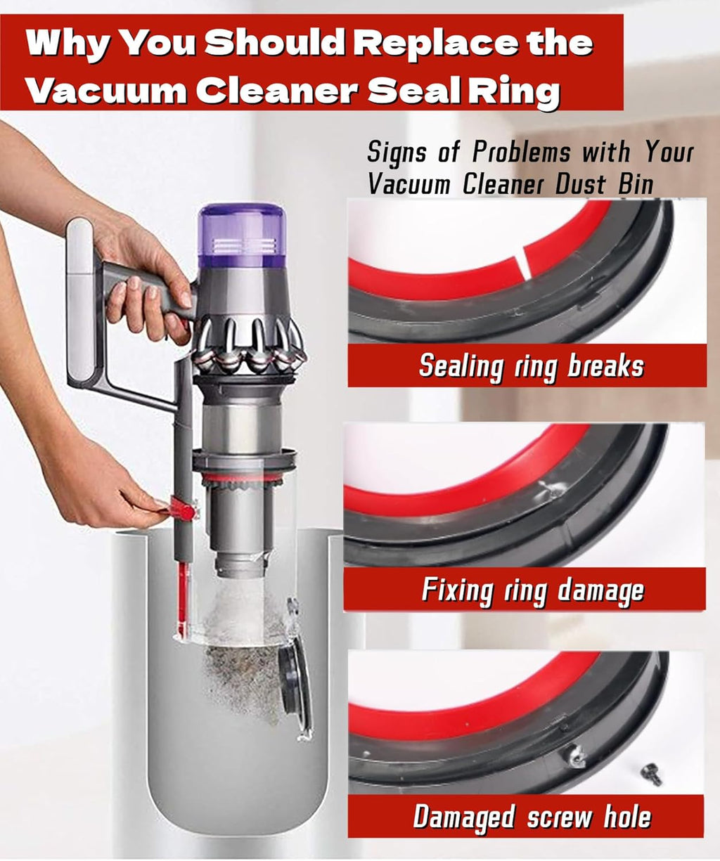 Dust Bin Top Fixed Sealing Ring Replacement for Dyson V11 V15 SV14 SV15 SV22 V961
