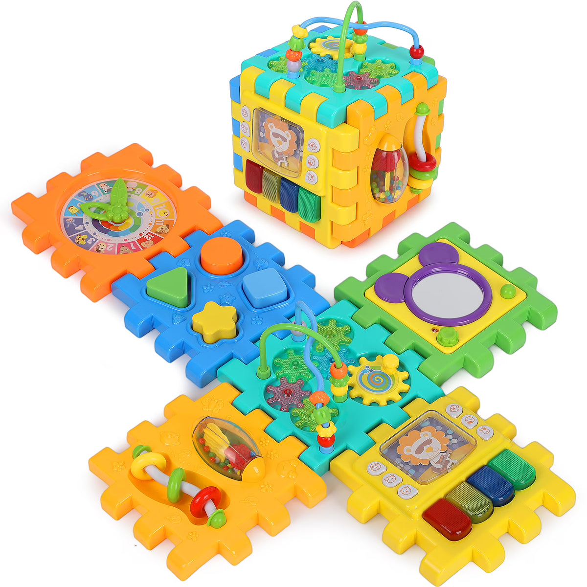 Baby Activity Cube Learning Toys Montessori Toddler Toys I207587