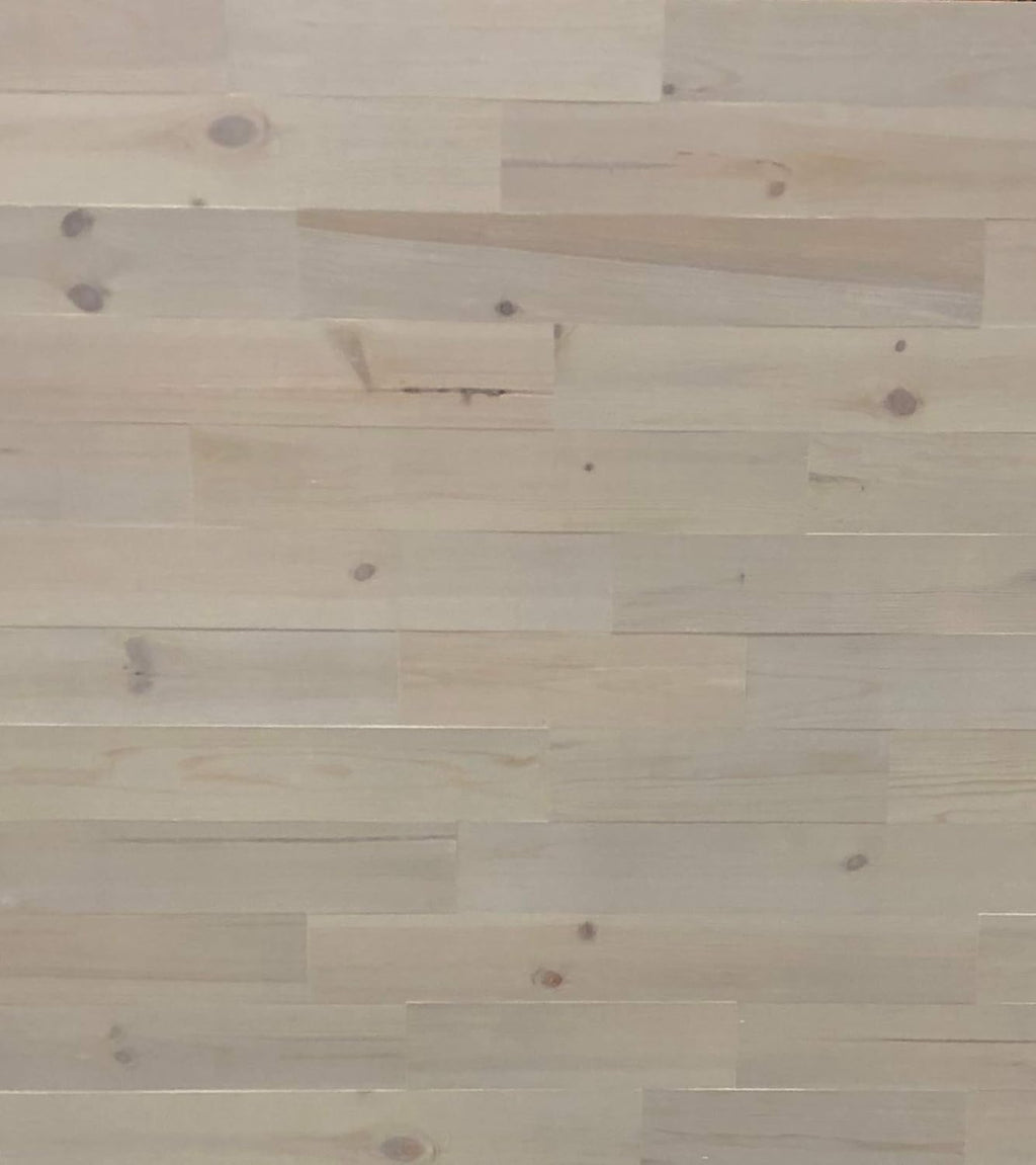 Pine Wooden Wall Planks Peel and Stick 4 Wide 10 Sq. Ft Pebble Pack of 2 B90874