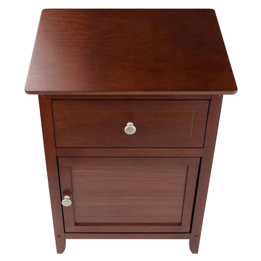 Set of 2 Antique Walnut Nightstand Y2456