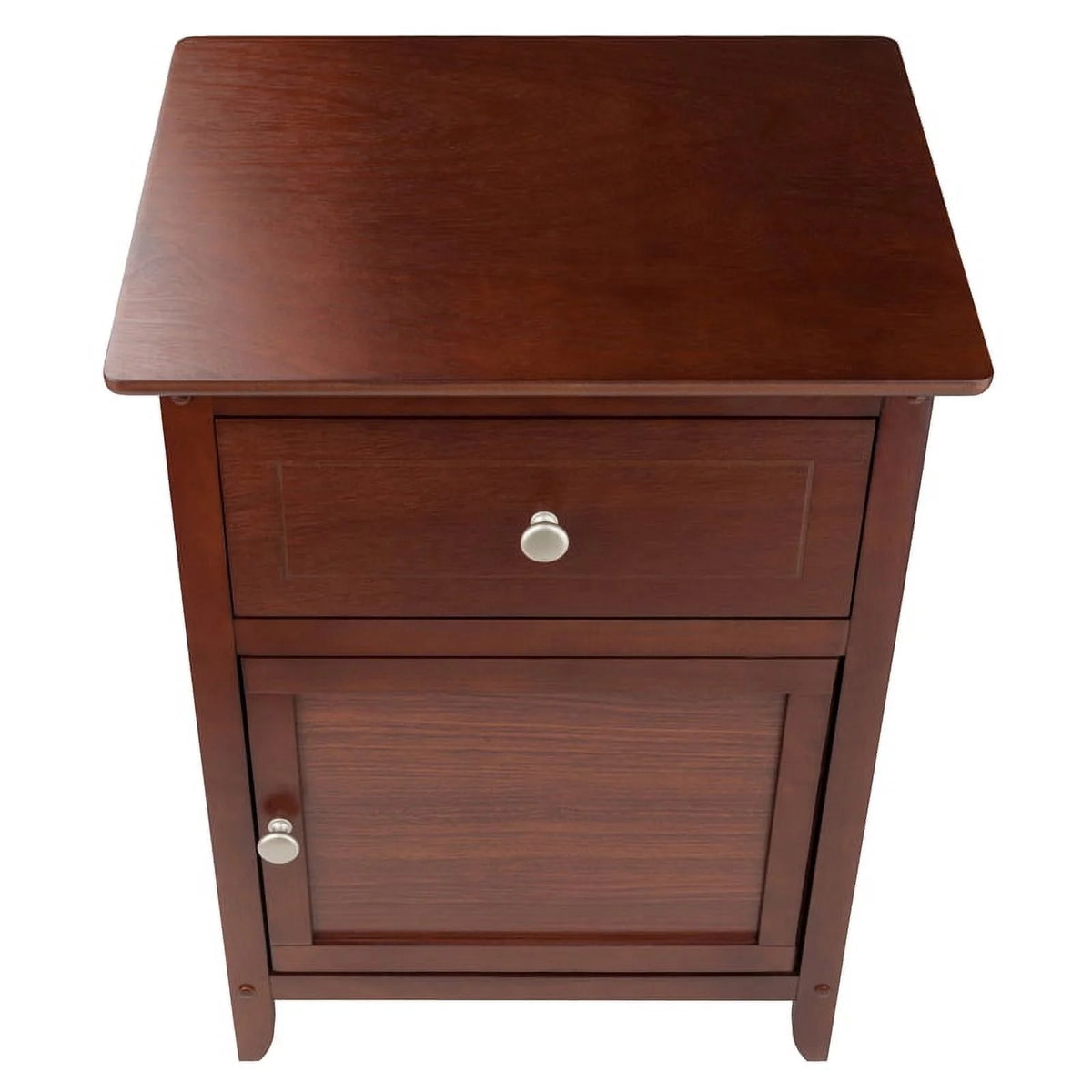 Set of 2 Antique Walnut Nightstand Y2456