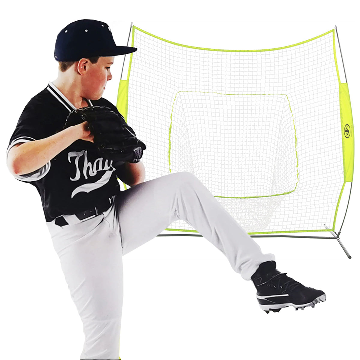 7ft x 7ft Training Net with Batting Tee and Carrying Case T900
