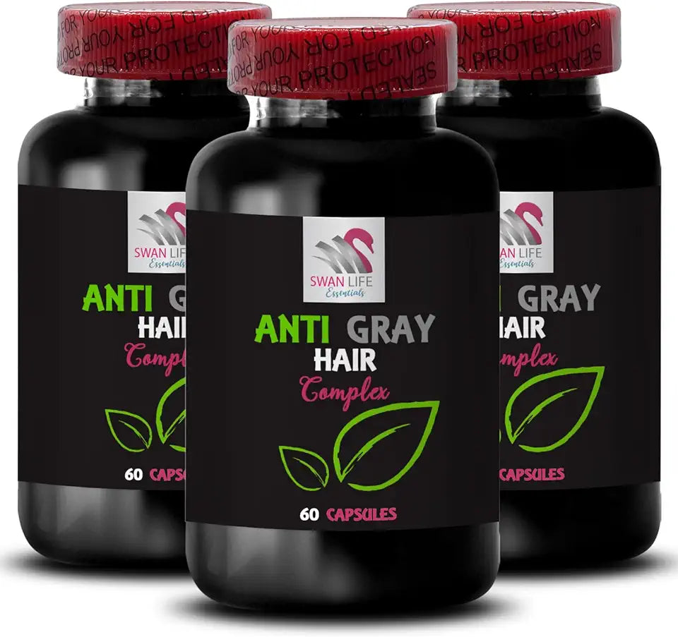 Anti Gray Hair Capsule 3 Bottles 180 Capsules O77868