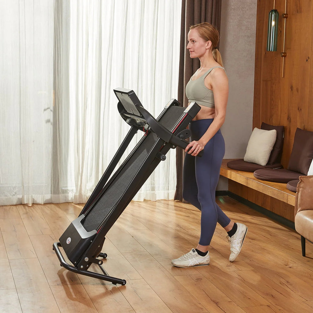 Foldable Treadmill with Incline 220lbs Black E2589