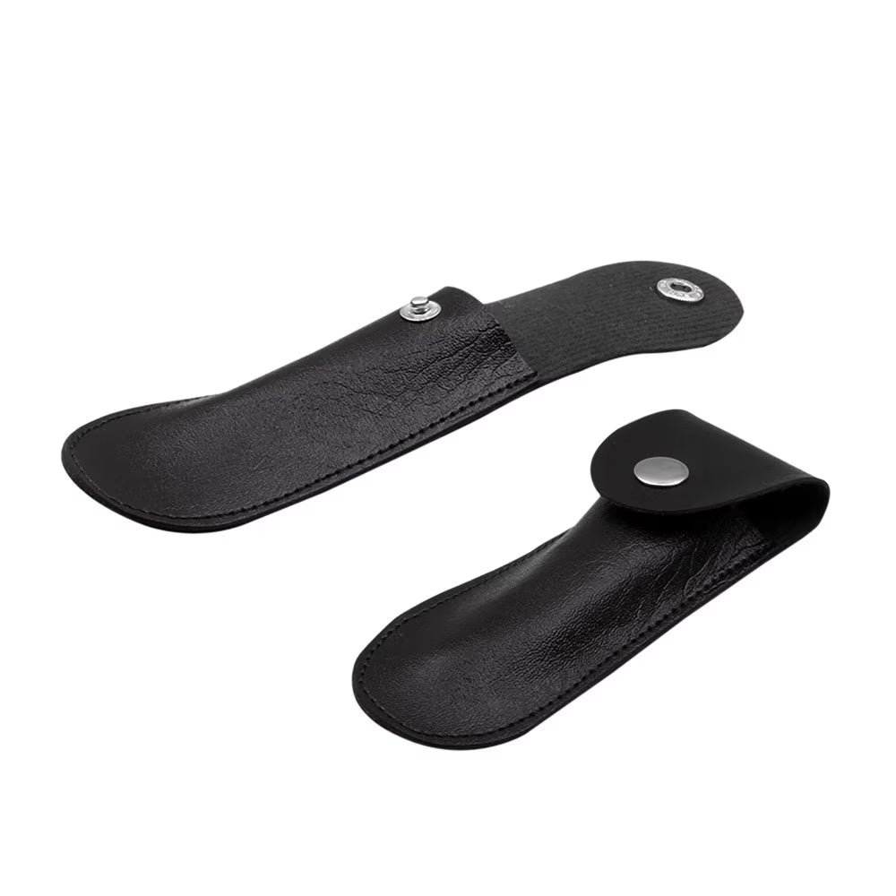 Black Leather Wine Bottle Opener C39359