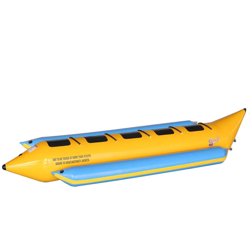 5 Person Inflatable Banana Boat with Storage Bag J2236
