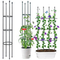 60" Tall Tomato Cage Plant Support with Plant Clips S2800