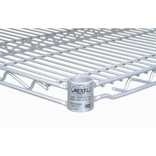 Silver Epoxy 4 Tier Wire Shelving Starter Unit E498