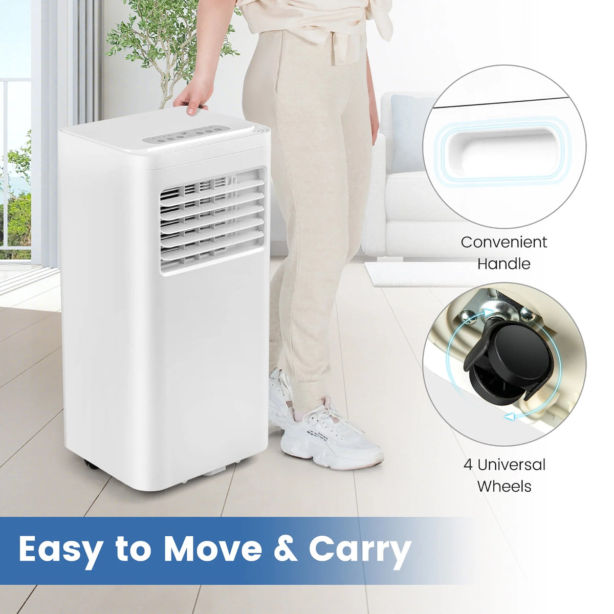 5000 BTU Portable Air Conditioner 3-in-1 A6516