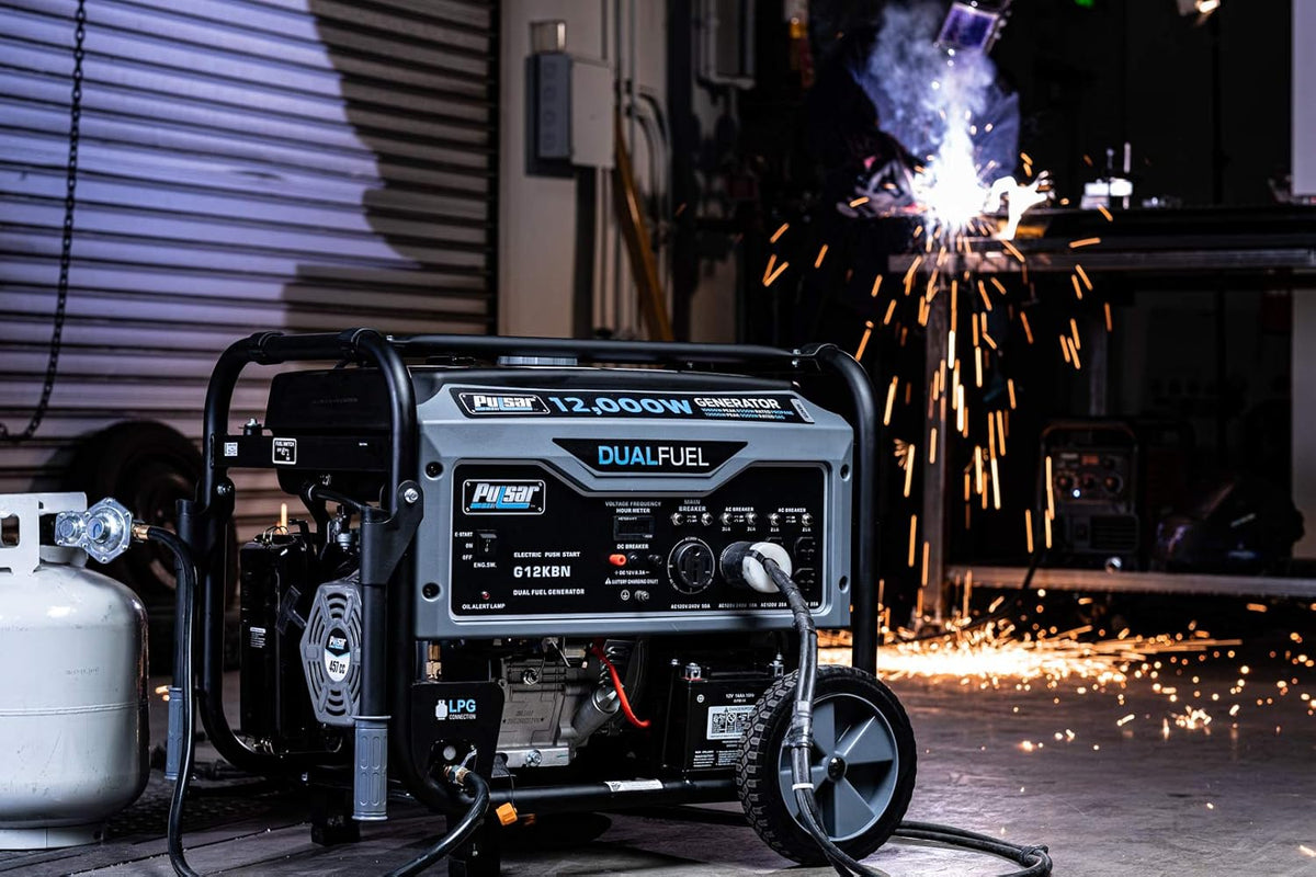 9500 Rated Watts Dual Fuel Generator S3845