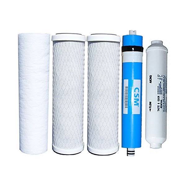 5 Pcs Reverse Osmosis Replacement Filter Set I2691