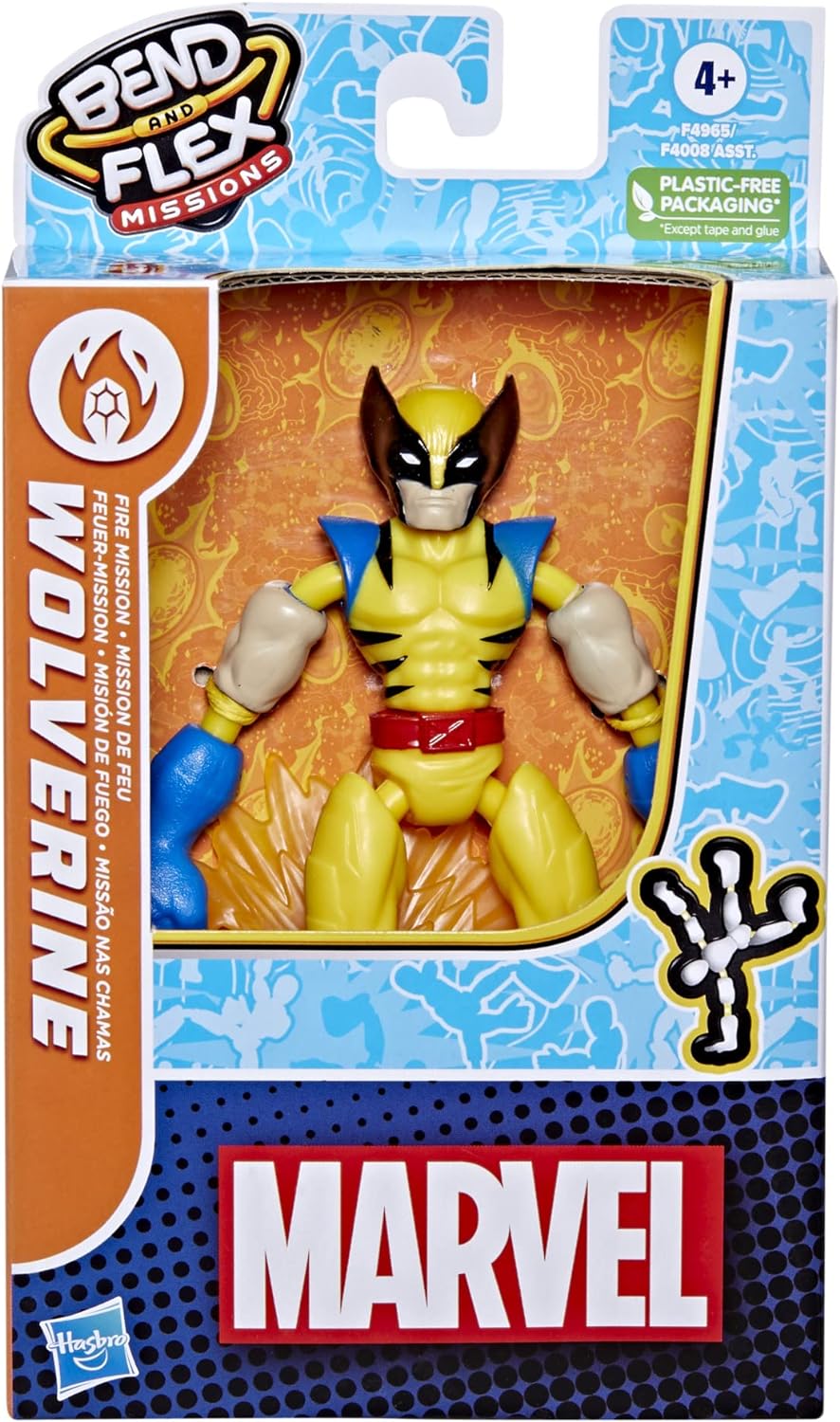 6-Inch-Scale Bendable Wolverine Action Figure X939