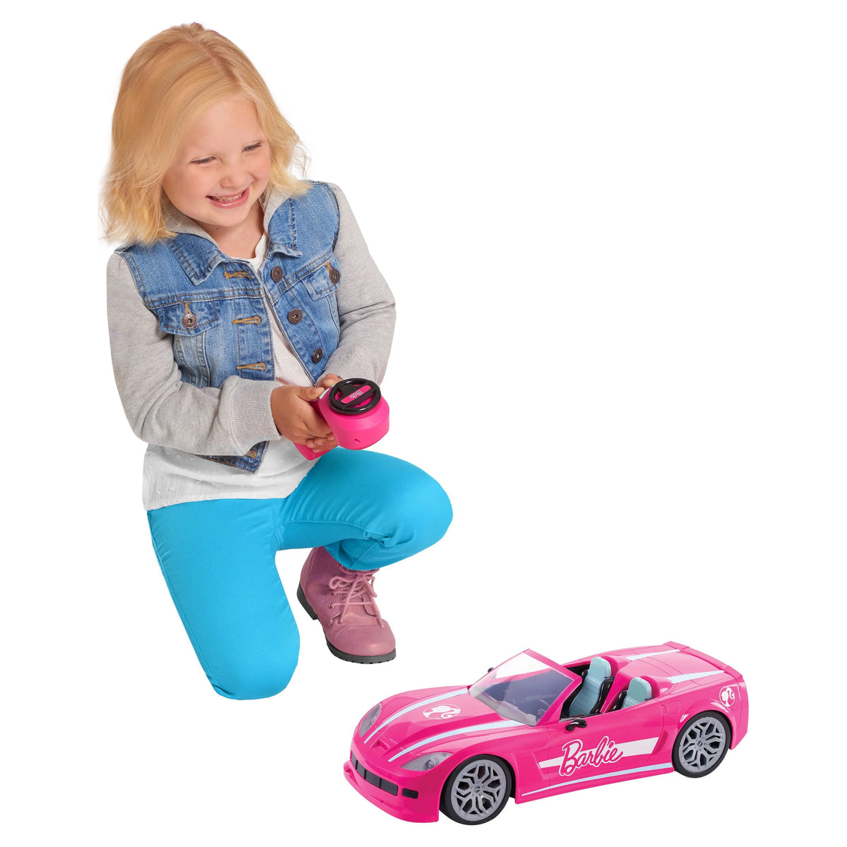Pink Remote Control Convertible Car M669