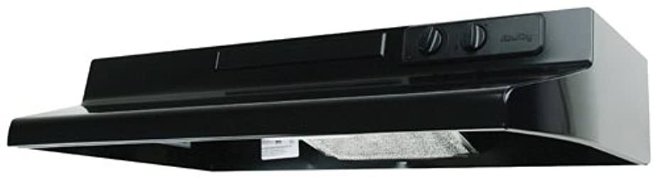Black 2-Speed Under Cabinet Range Hood J4641