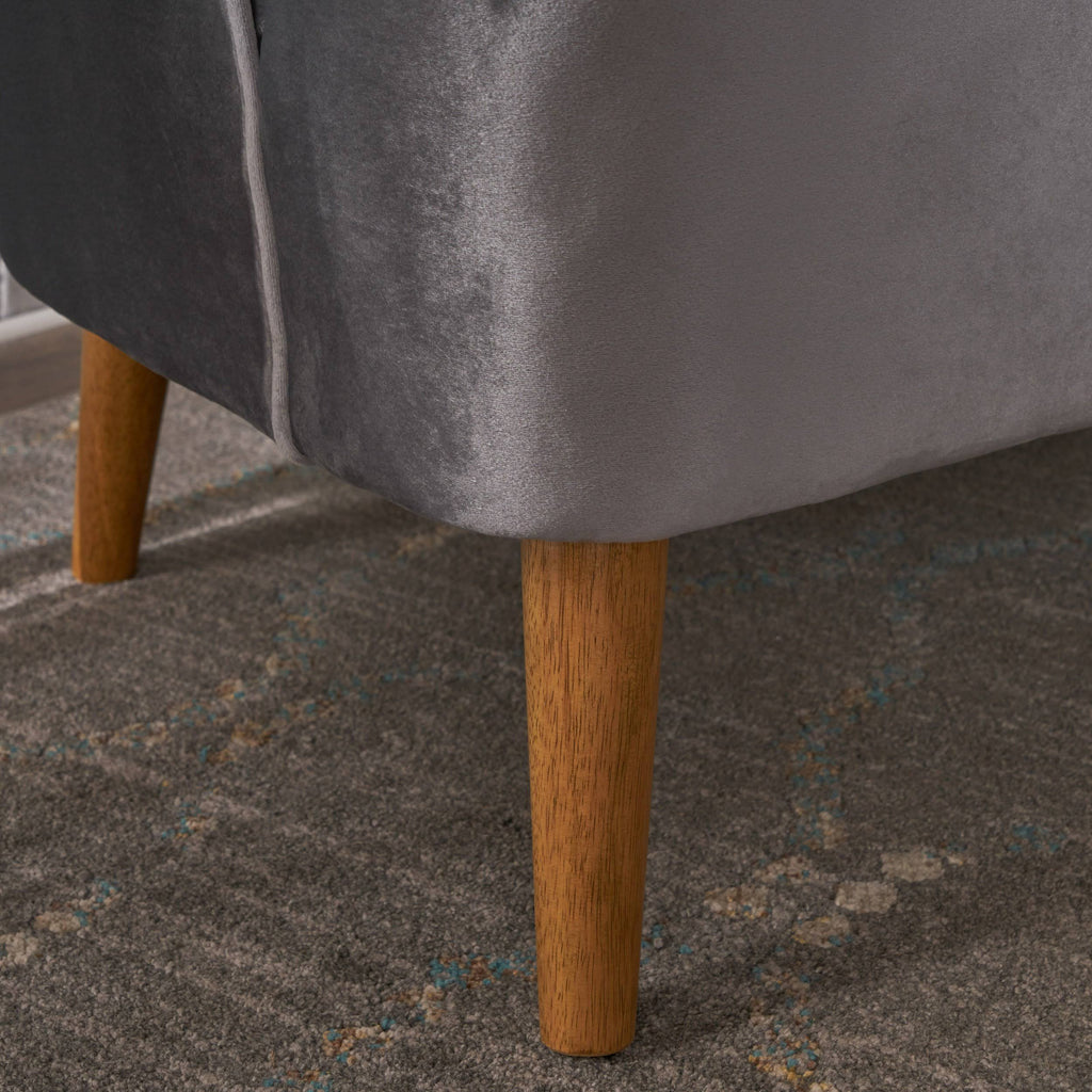 Modern Velvet Settee M8087