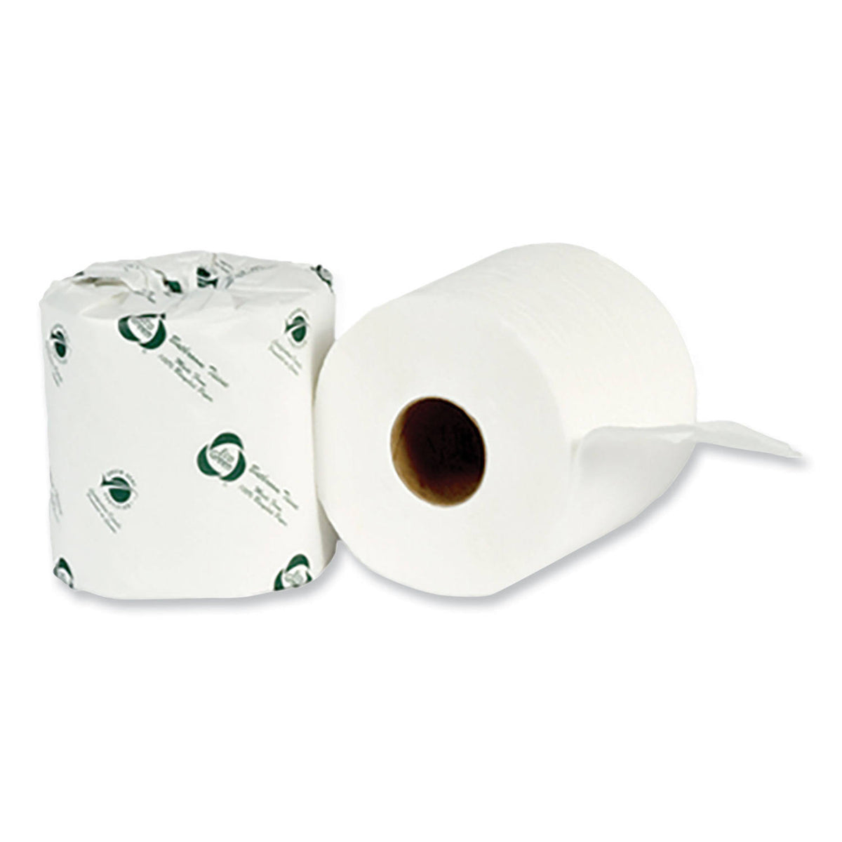 Recycled Two-Ply Standard Toilet Paper White 500 Sheets/Roll 80 Rolls/Carton E42508