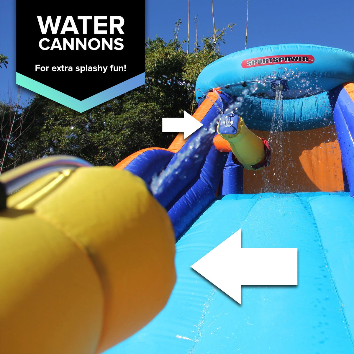Inflatable Water Slide with Heavy Duty Blower A2154