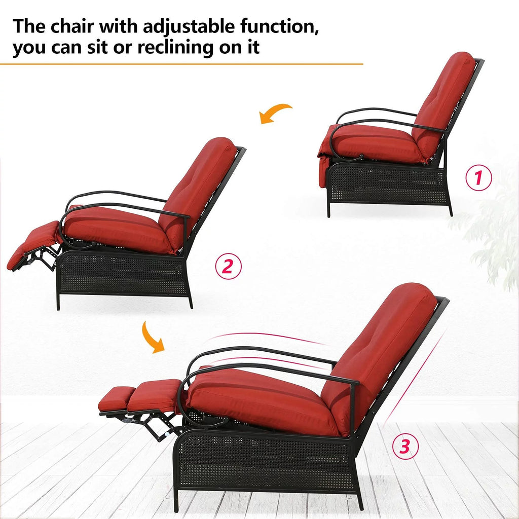 Adjustable Reclining Lounge Chair W67505