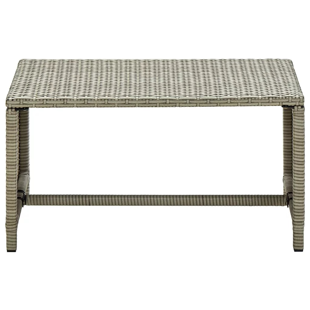 Beige Poly Rattan Coffee Table U117278