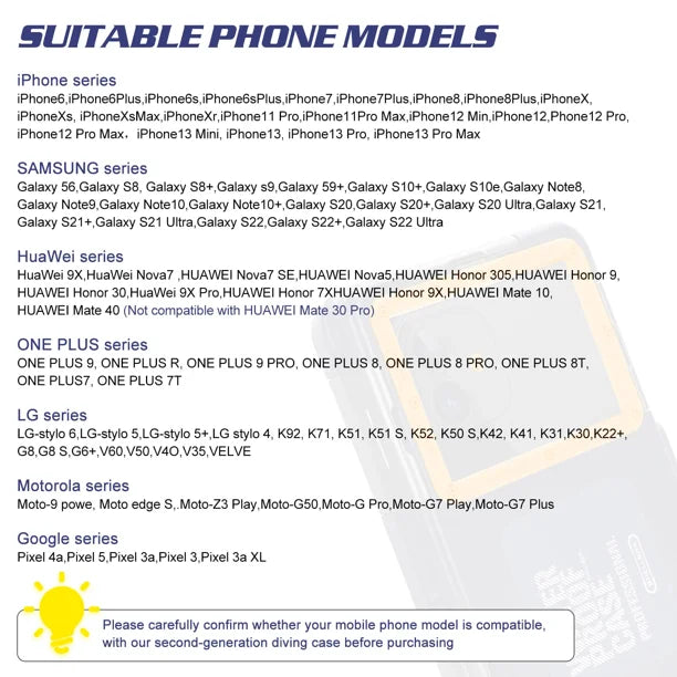 Waterproof Protective Case for ZTE Blade 20 Pro 5G and Phones Up to 6.9 Inch C682