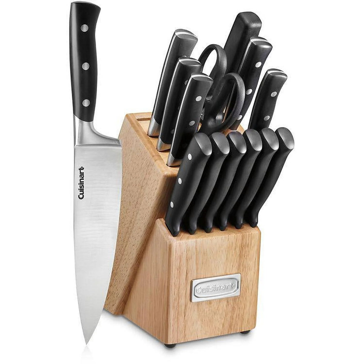 15 Pc Cutlery Block Set O603
