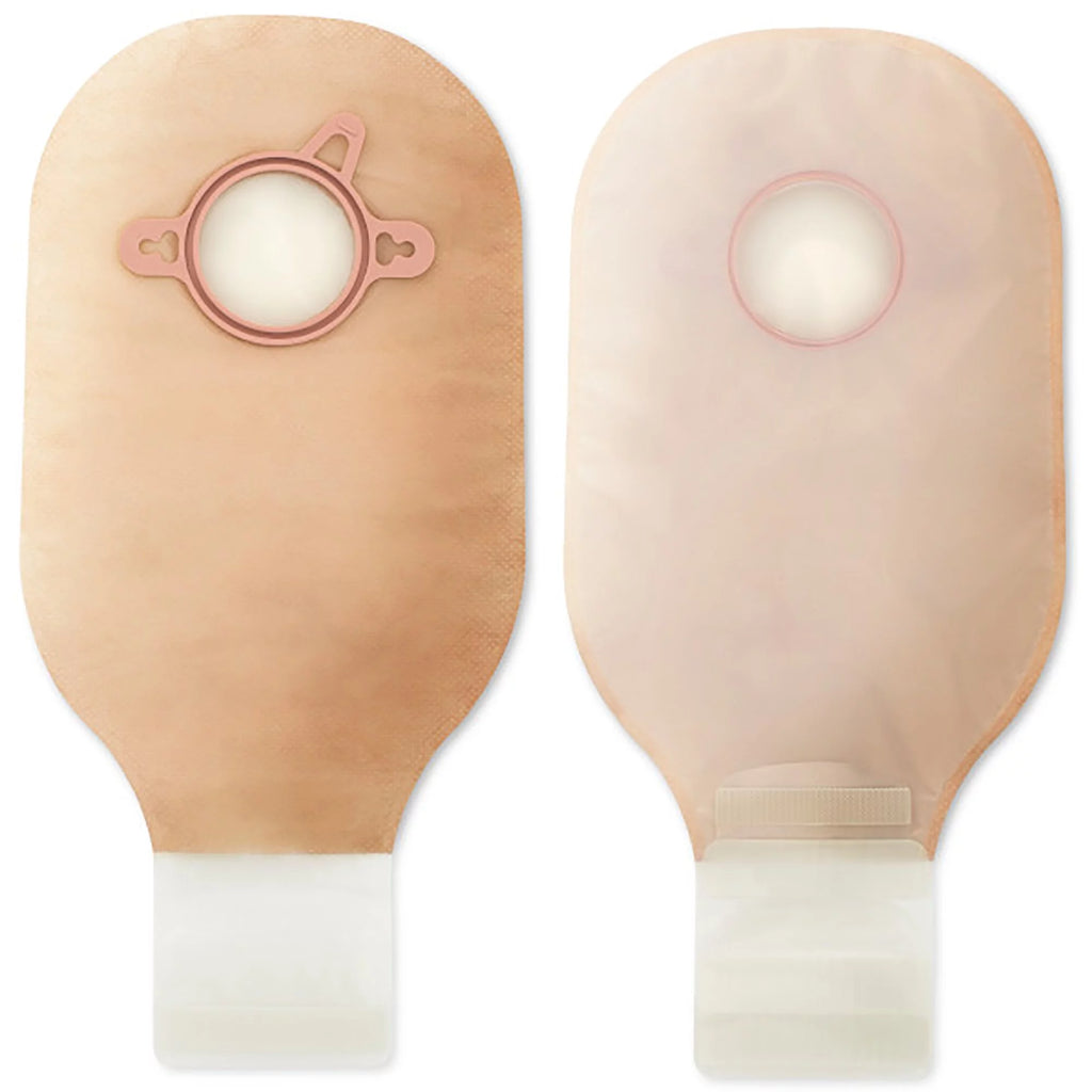 12"L 2pc Ostomy Pouch 2.75" Flange 10 Ct E77218