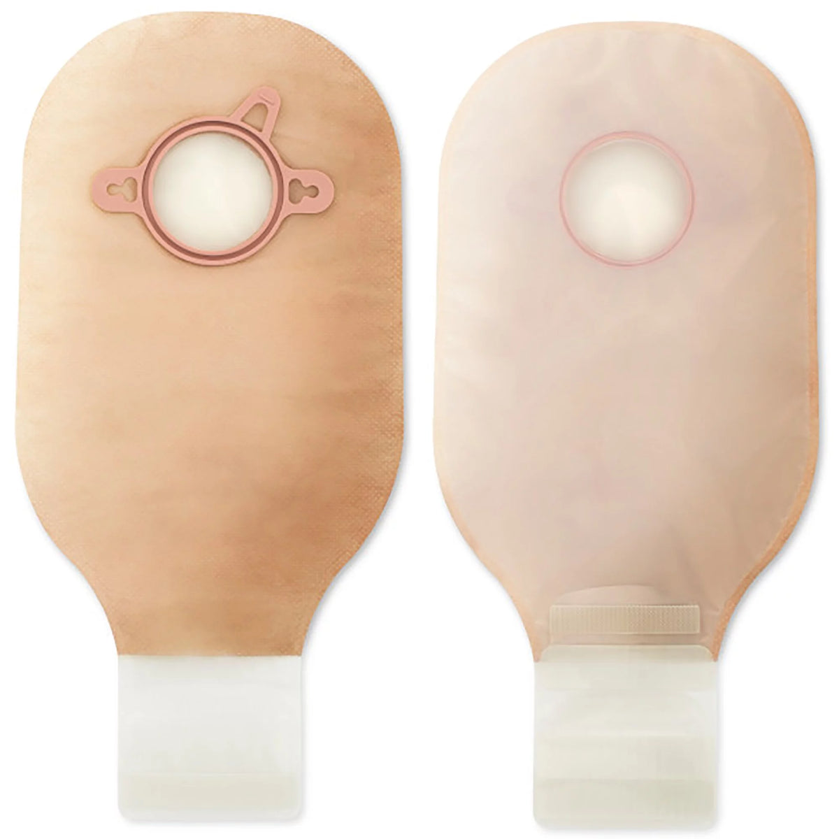 12"L 2pc Ostomy Pouch 2.75" Flange 10 Ct E77218