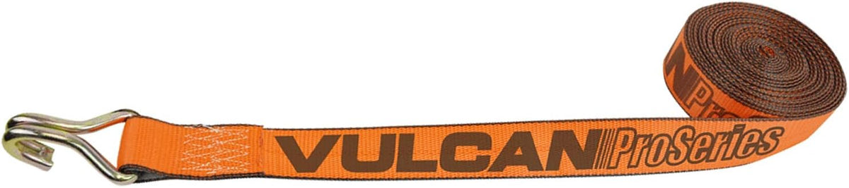 Ratchet Strap with Wire Hooks, 2 Inch x 27 Foot, 3,300 Pound Safe Working Load, Pack of 2 L9432