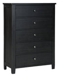 Black Five Drawer Chest H346334