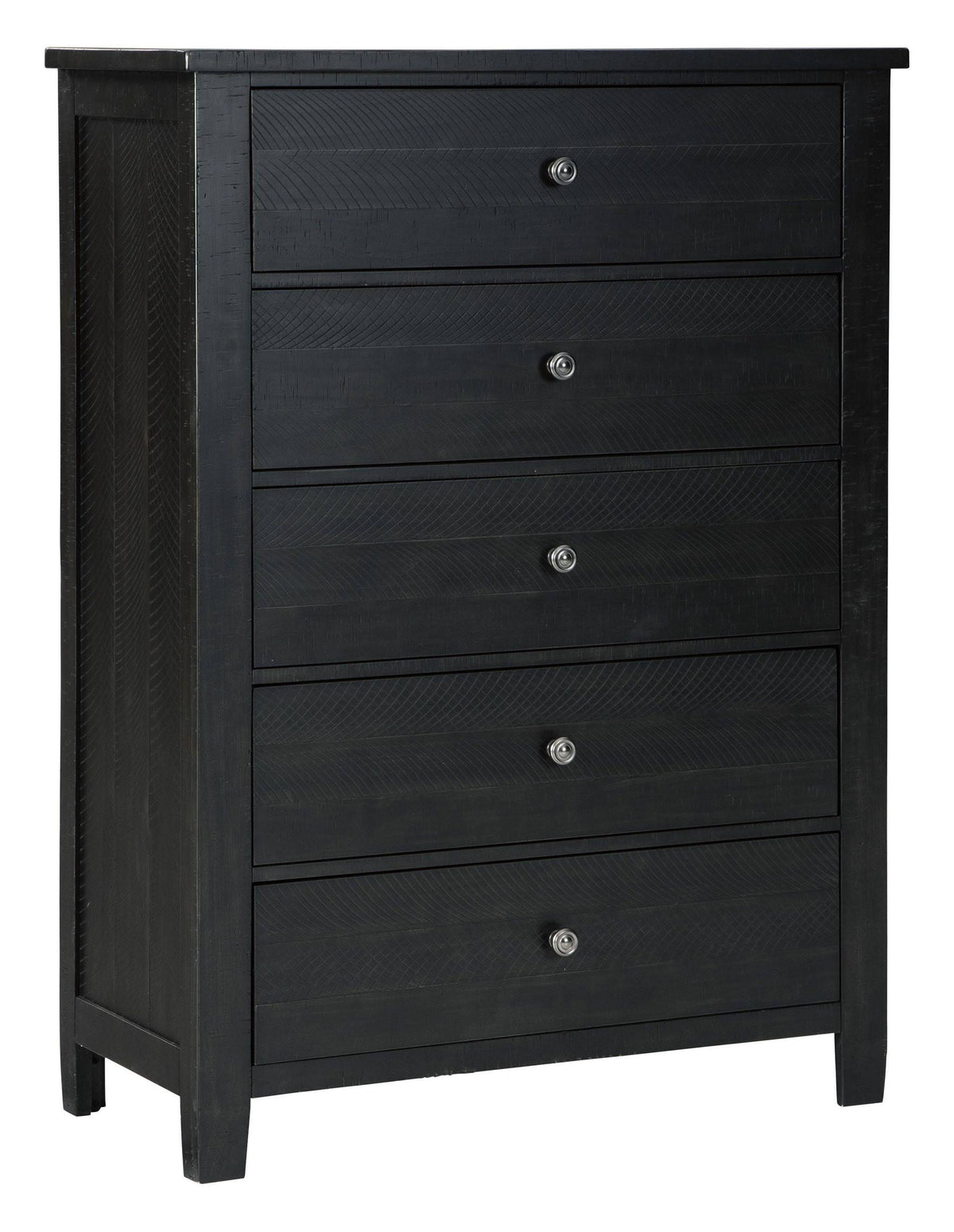 Black Five Drawer Chest H346334