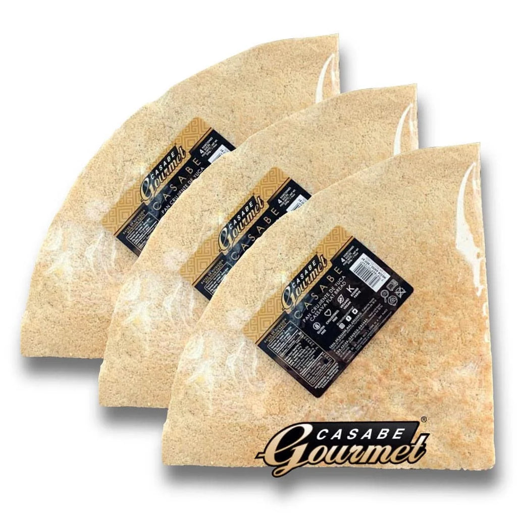 3 Pack Cassava Bread Natural Flavor Vegan H715