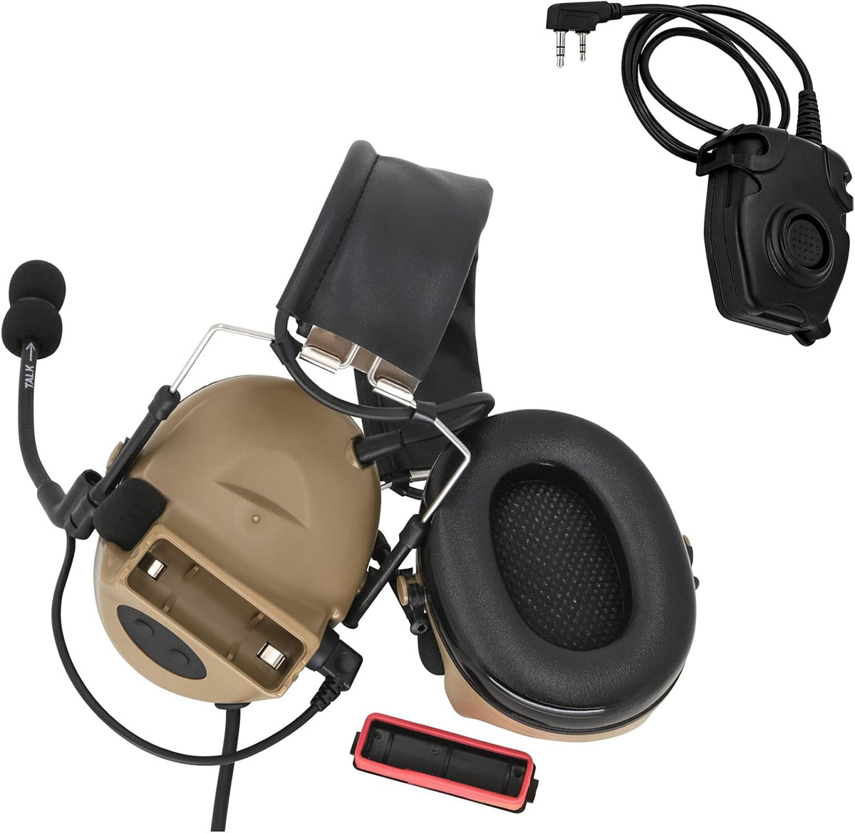 Tactical Headset with PTT Adapter X325