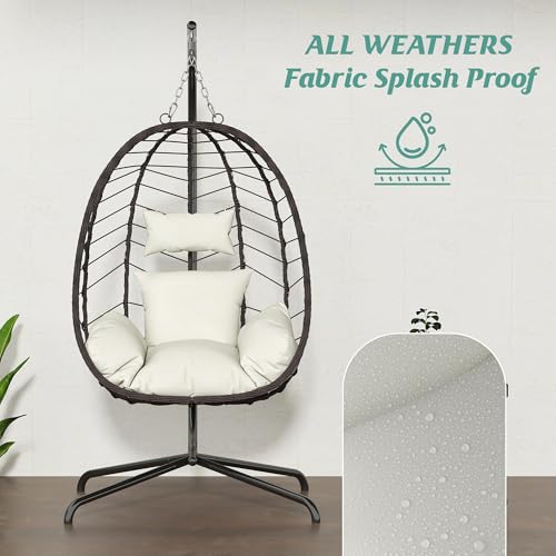 Hanging Egg Chair with Stand Cushion Z889