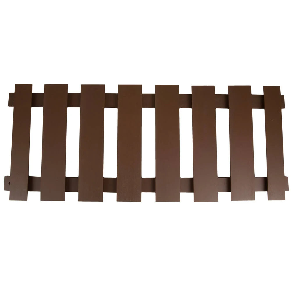Walnut Glass Rack, 14 x 35 in. Z68499