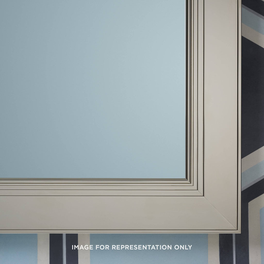 Brushed Nickel Framed Cabinet L484874