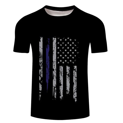 America Flag Graphic Tshirt I829
