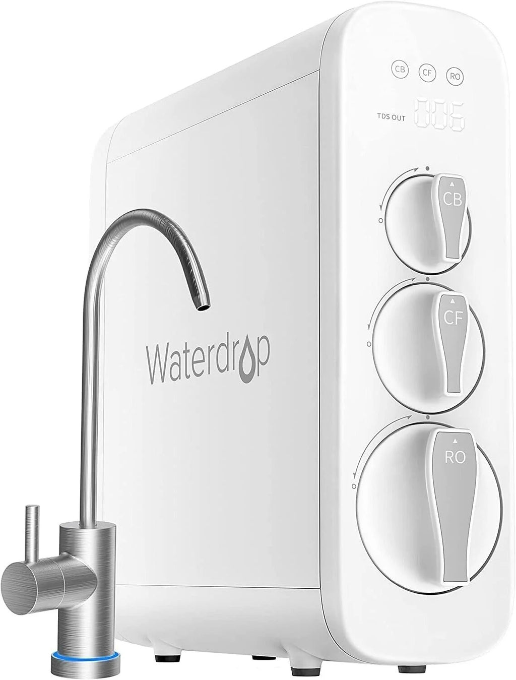 Tankless 7 Stage Reverse Osmosis Drinking Water Filtration System with Smart Faucet U21904