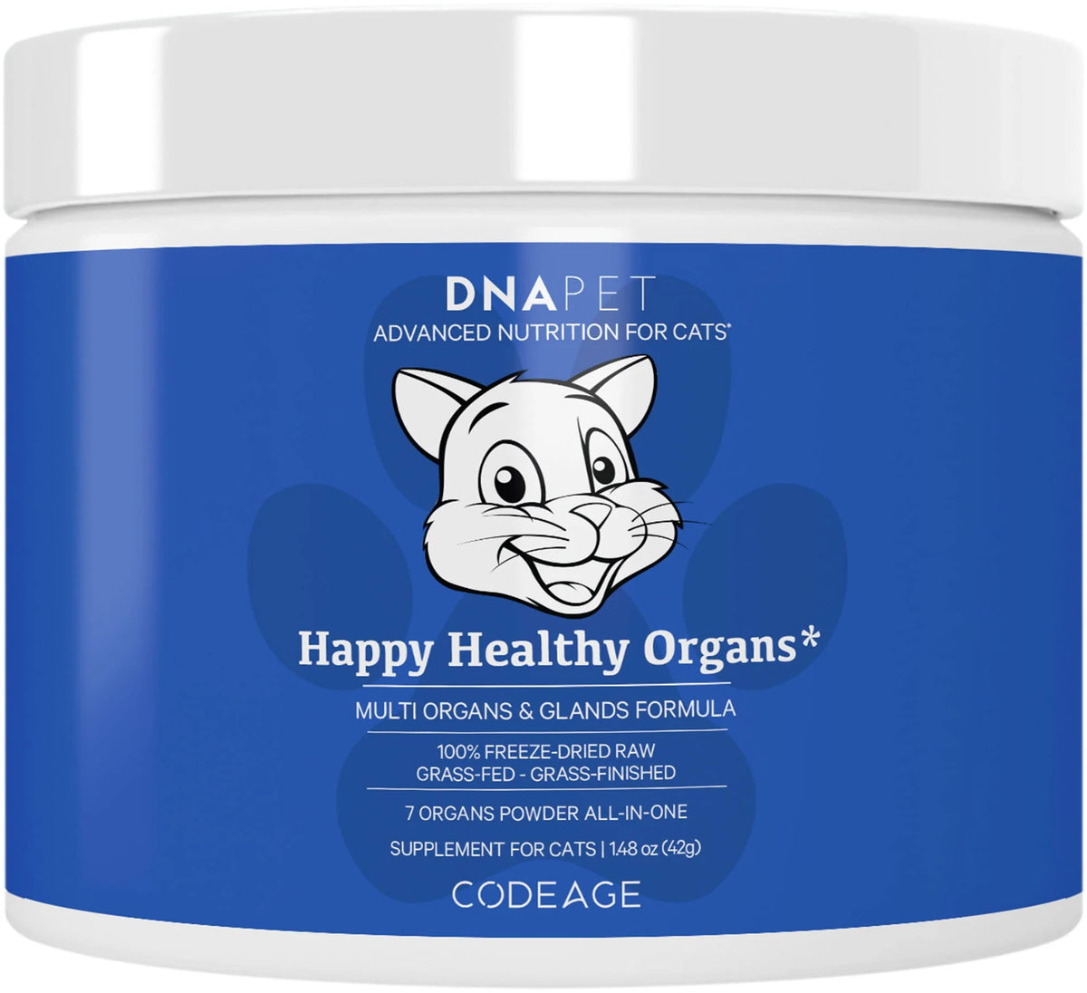 Freeze-Dried Raw Bovine Organ Supplement for Cats 1.48 oz U459