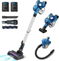 Cordless Stick Vacuum with 2 Batteries, Blue S802615