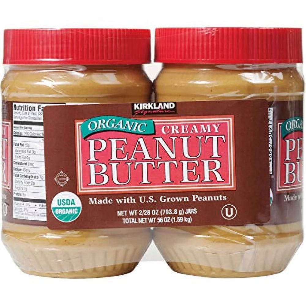 Organic Creamy Peanut Butter 28 Ounce 2 Pack J204