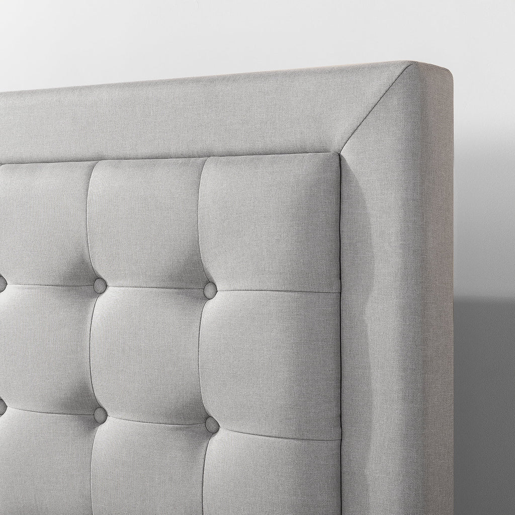Queen Upholstered Platform Bed Frame E730656