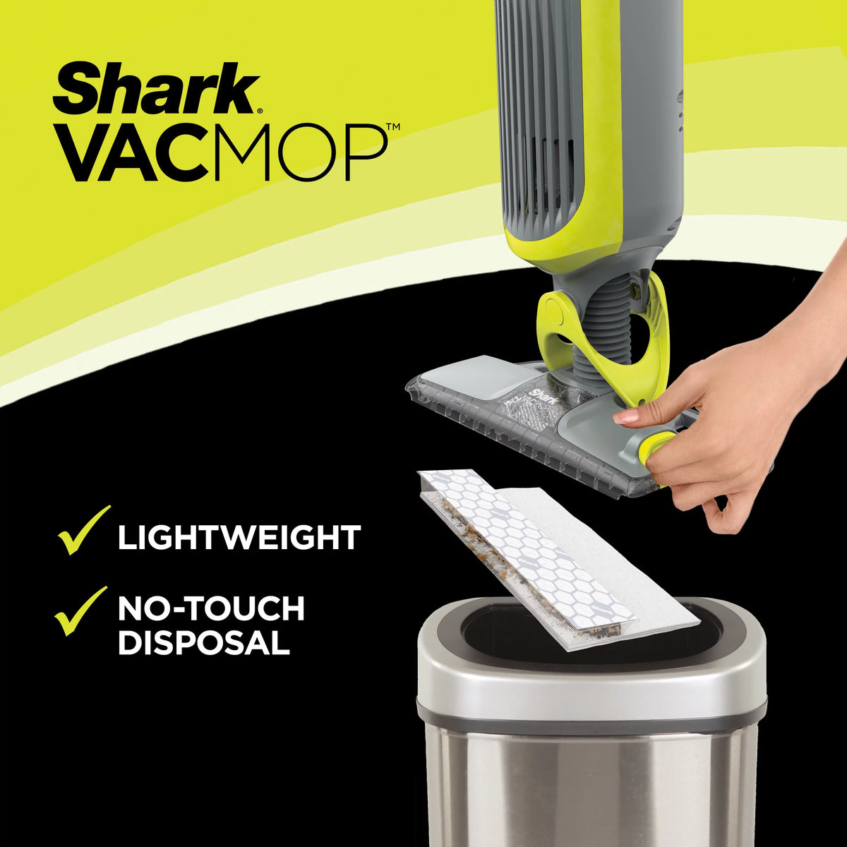 Cordless Hard Floor Vacuum Mop with Disposable Pad T162