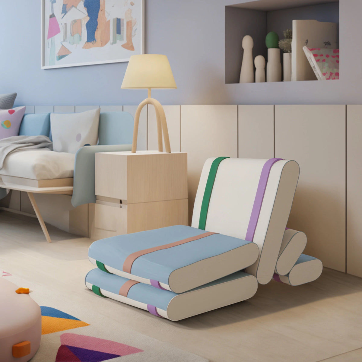 Folding Sofa Bed Floor Mattress D51777
