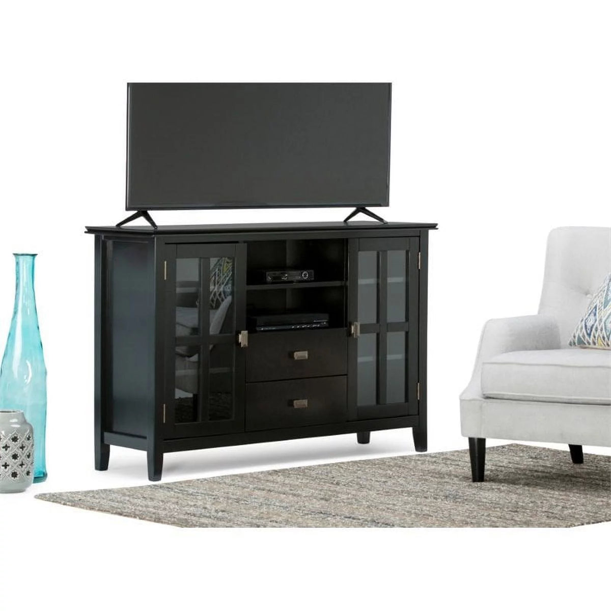 Black TV Stand B755607