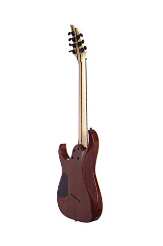 Trans Green 7 String Fanfret Electric Guitar M86333