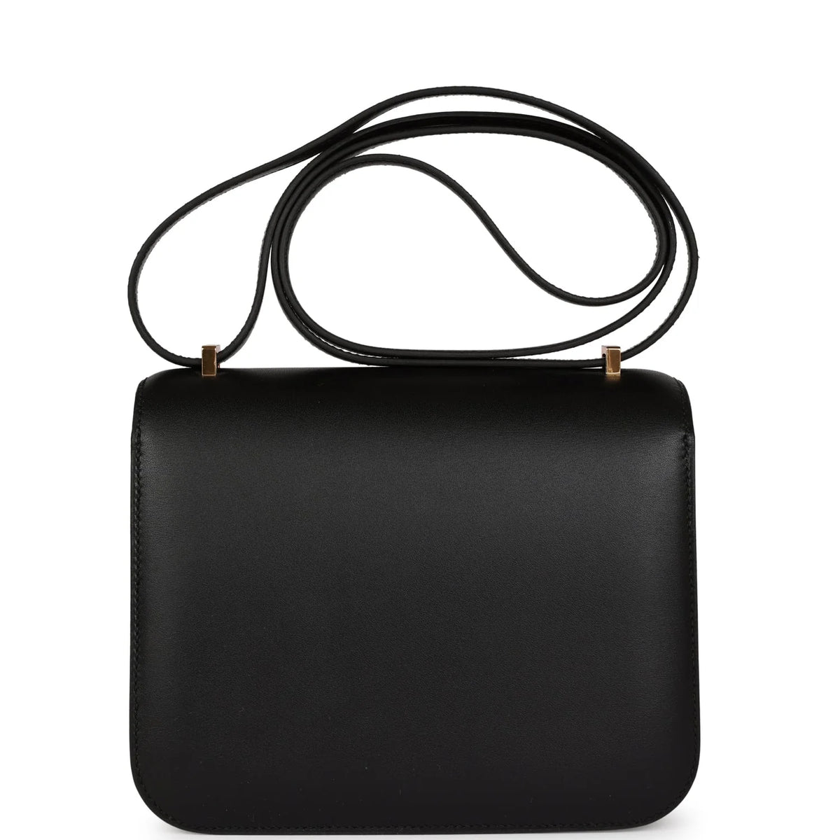 Black Veau Monsieur Rose Gold Hardware Bag R2213